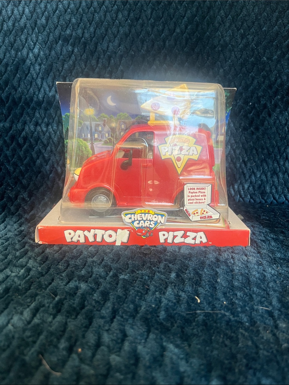 Payton Pizza Red Toy Delivery Van
